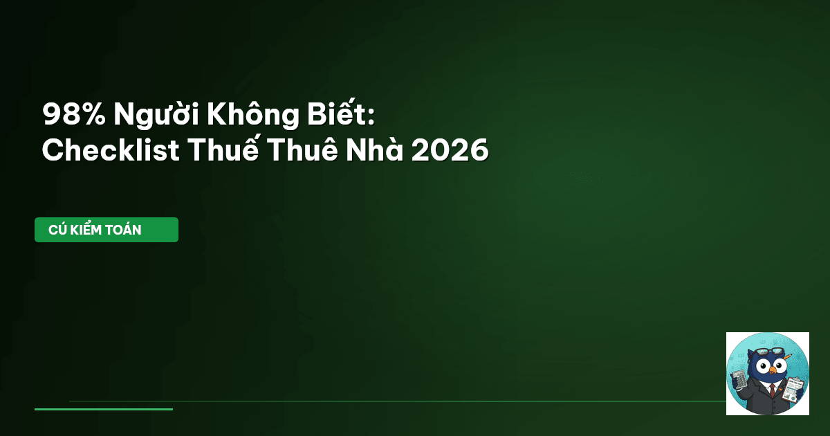 thuế cho thuê nhà