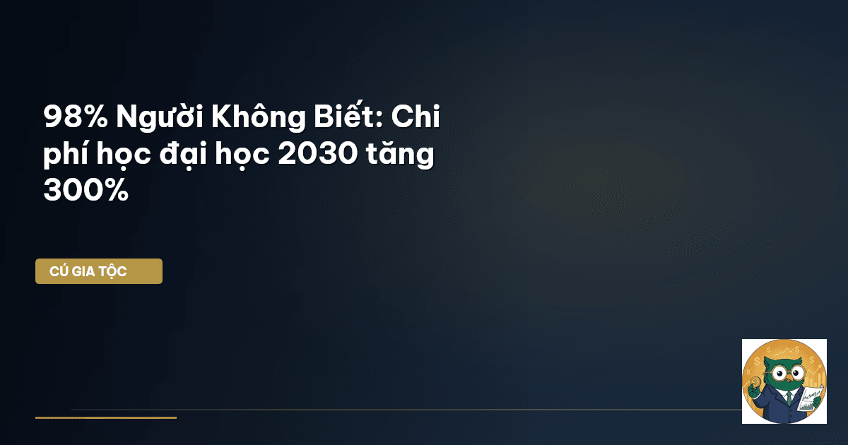 chi phí đại học 2030