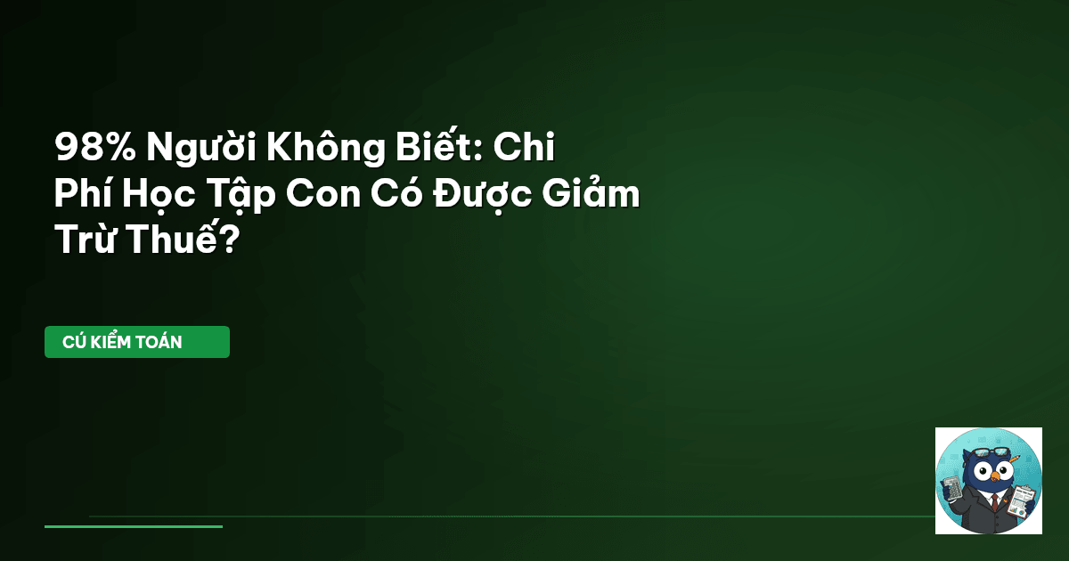 chi phí học tập