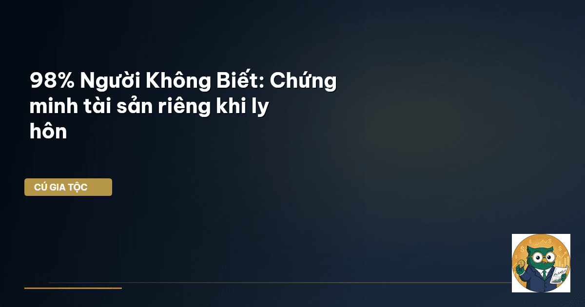 tài sản riêng