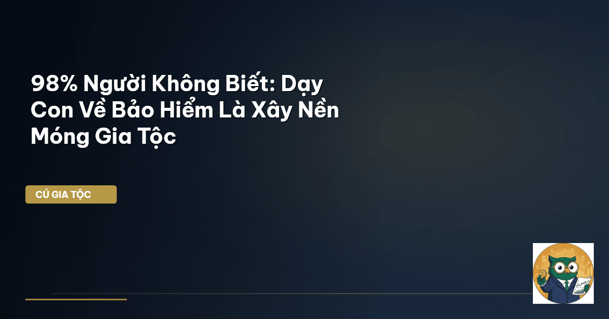 dạy con về bảo hiểm