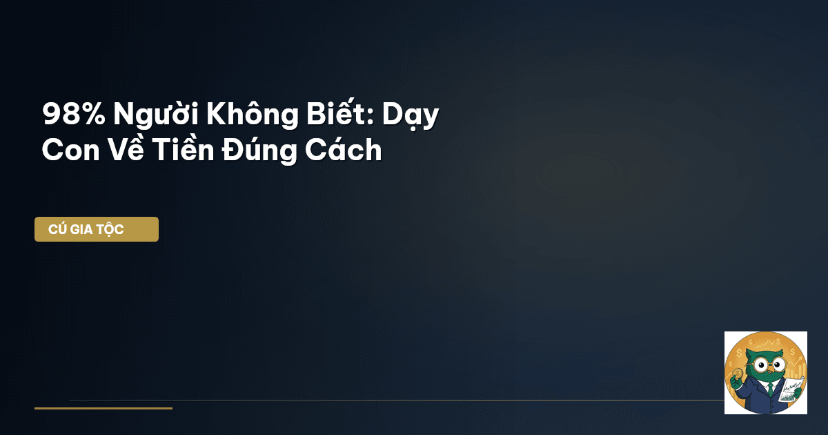dạy con về tiền