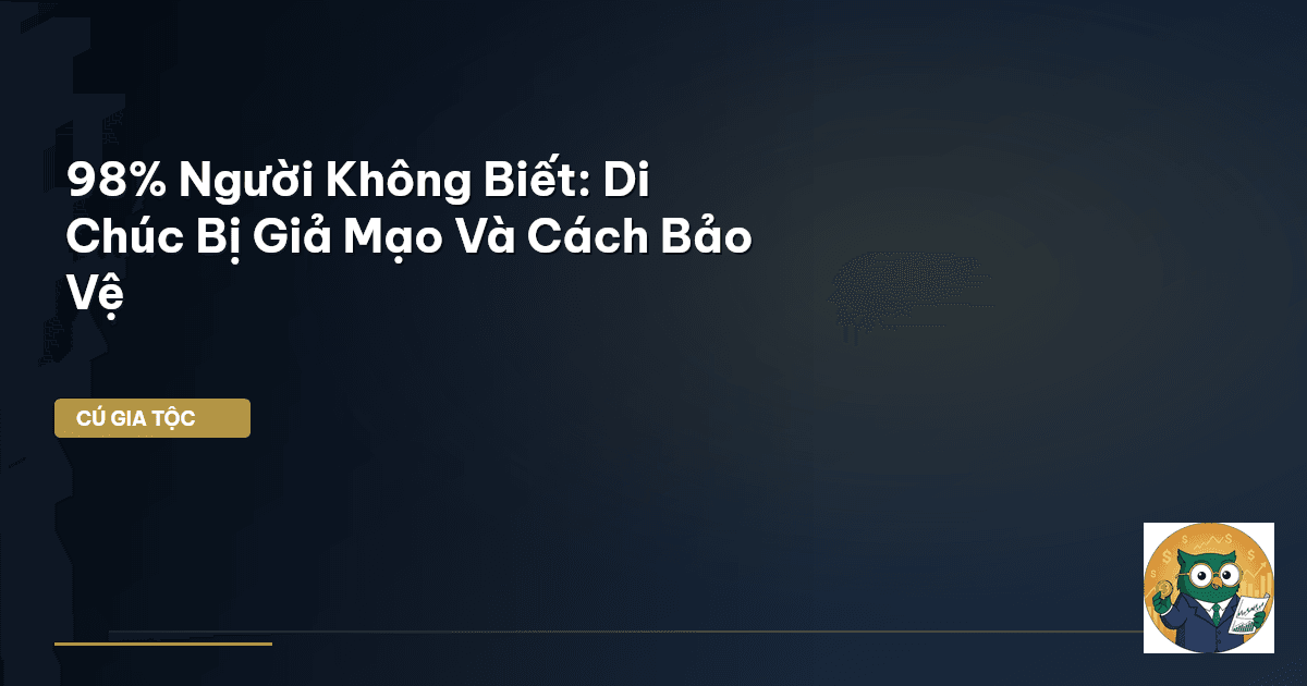 di chúc giả mạo