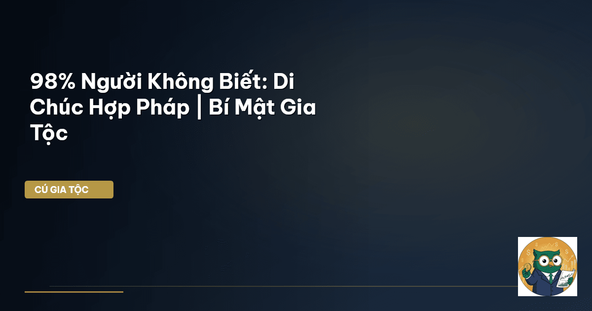 di chúc hợp pháp
