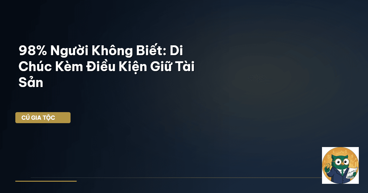 di chúc kèm điều kiện