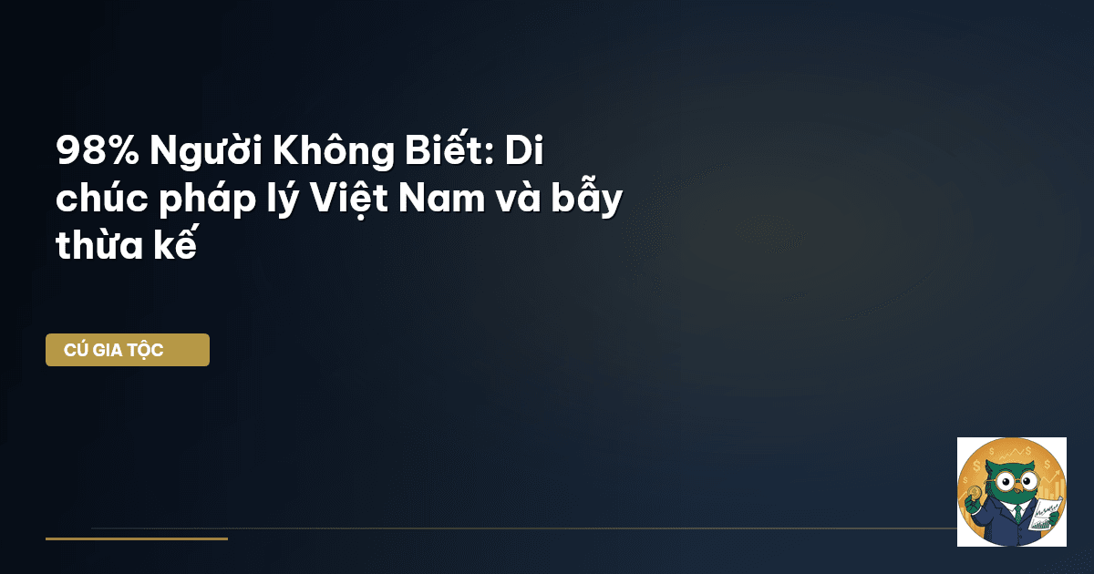 di chúc pháp lý Việt Nam