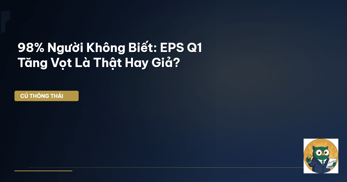 98% Người Không Biết: EPS Q1 Tăng Vọt Là Thật Hay Giả?