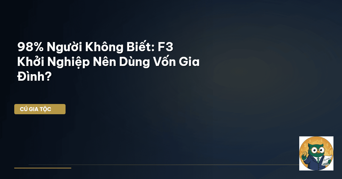F3 khởi nghiệp