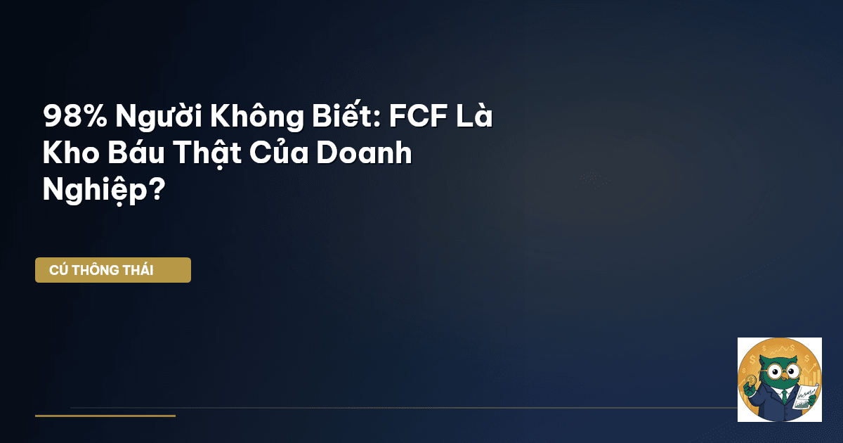 98% Người Không Biết: FCF Là Kho Báu Thật Của Doanh Nghiệp?