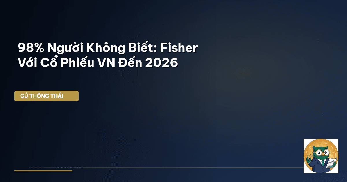 98% Người Không Biết: Fisher Với Cổ Phiếu VN Đến 2026