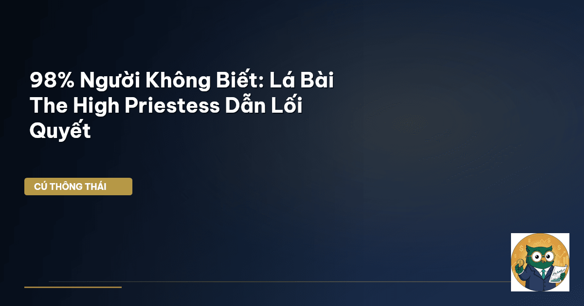 98% Người Không Biết: Lá Bài The High Priestess Dẫn Lối Quyết