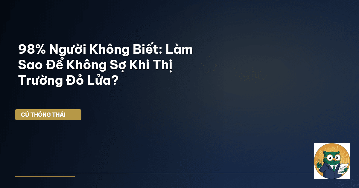 98% Người Không Biết: Làm Sao Để Không Sợ Khi Thị Trường Đỏ Lửa?