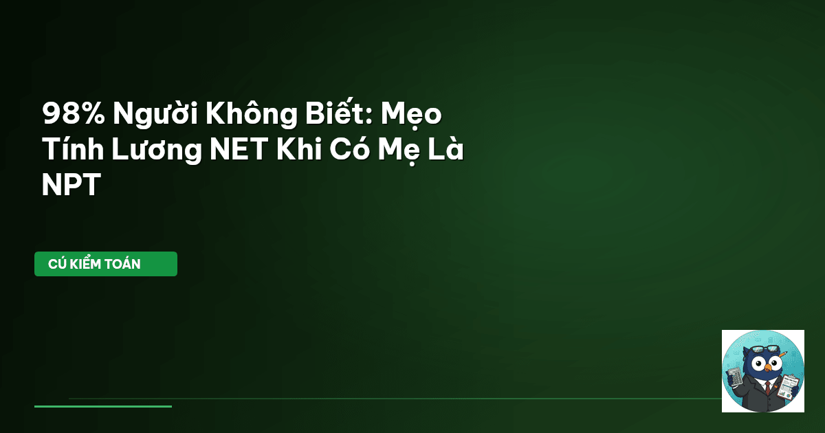 tính lương NET