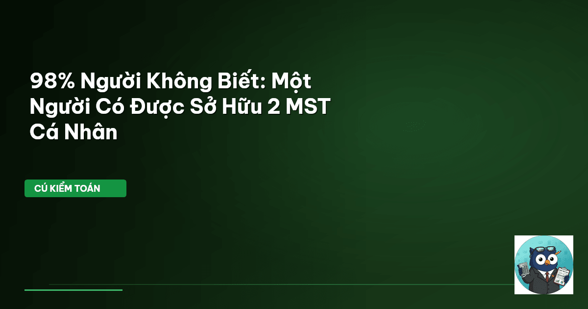 ma so thue ca nhan
