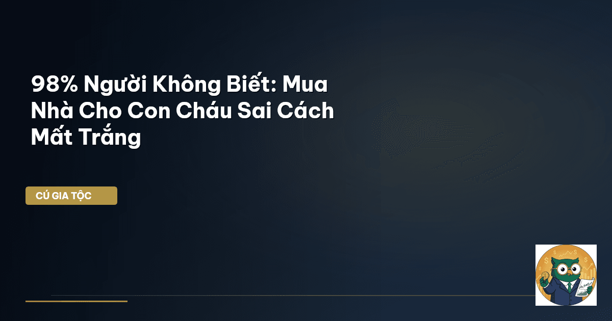 mua nhà cho con
