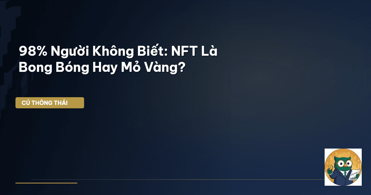98% Người Không Biết: NFT Là Bong Bóng Hay Mỏ Vàng?