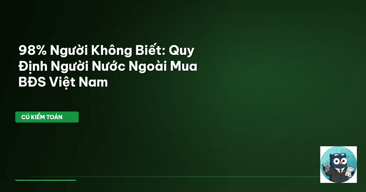 người nước ngoài mua nhà