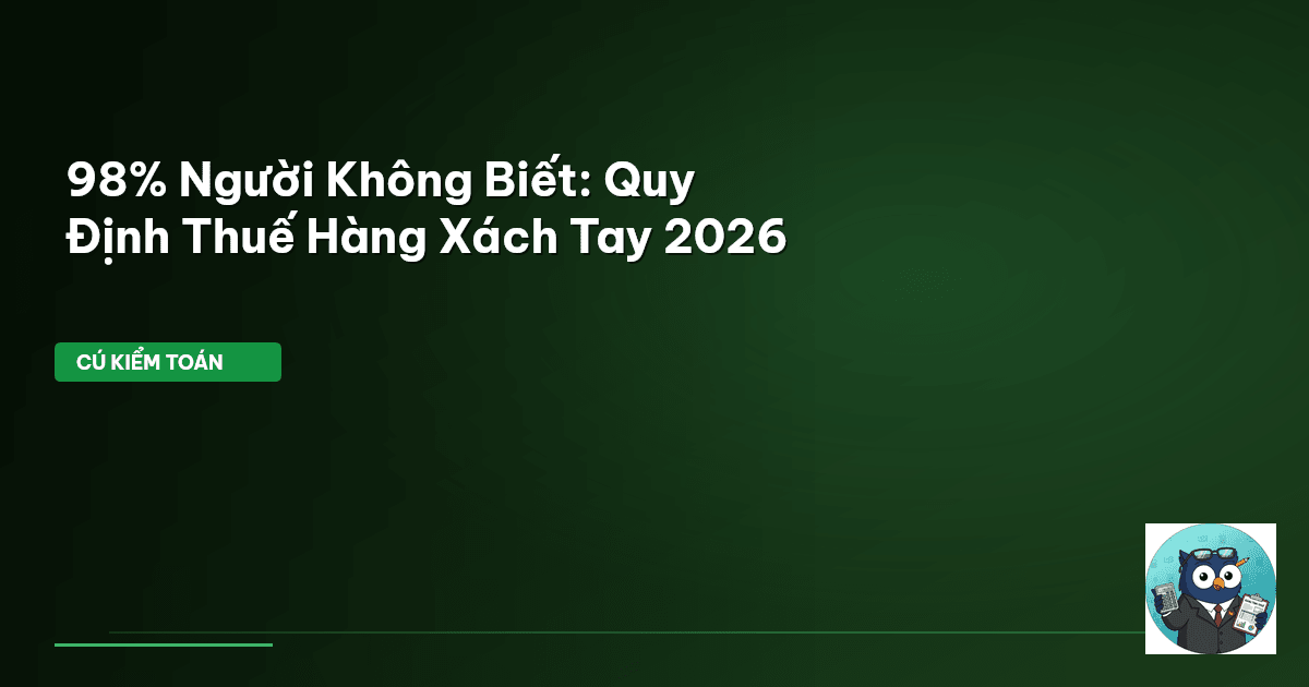thuế hàng xách tay