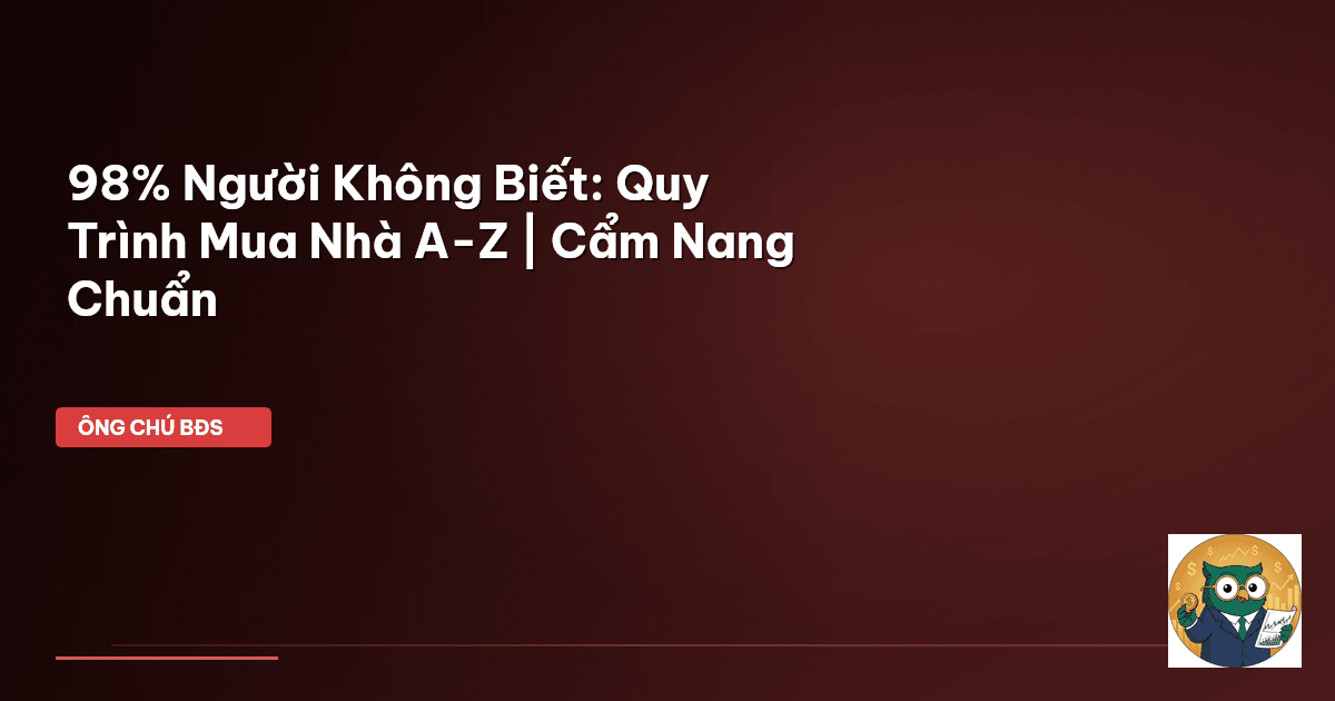 quy trình mua nhà