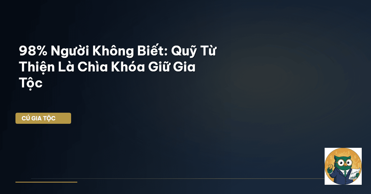 quỹ từ thiện gia đình