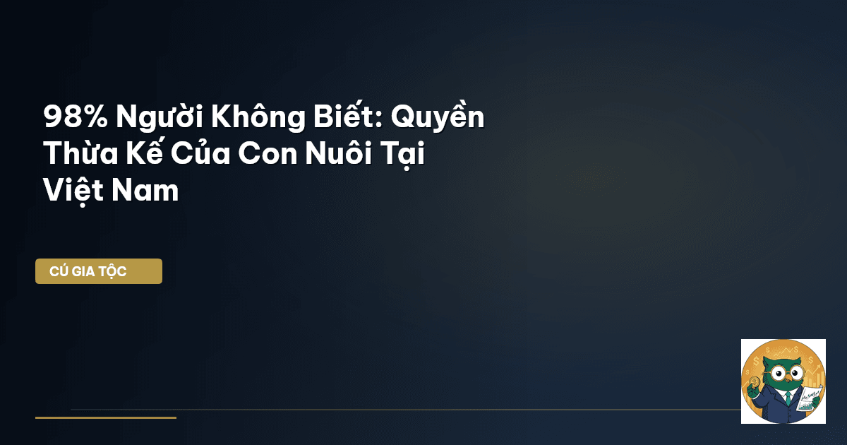 thừa kế con nuôi