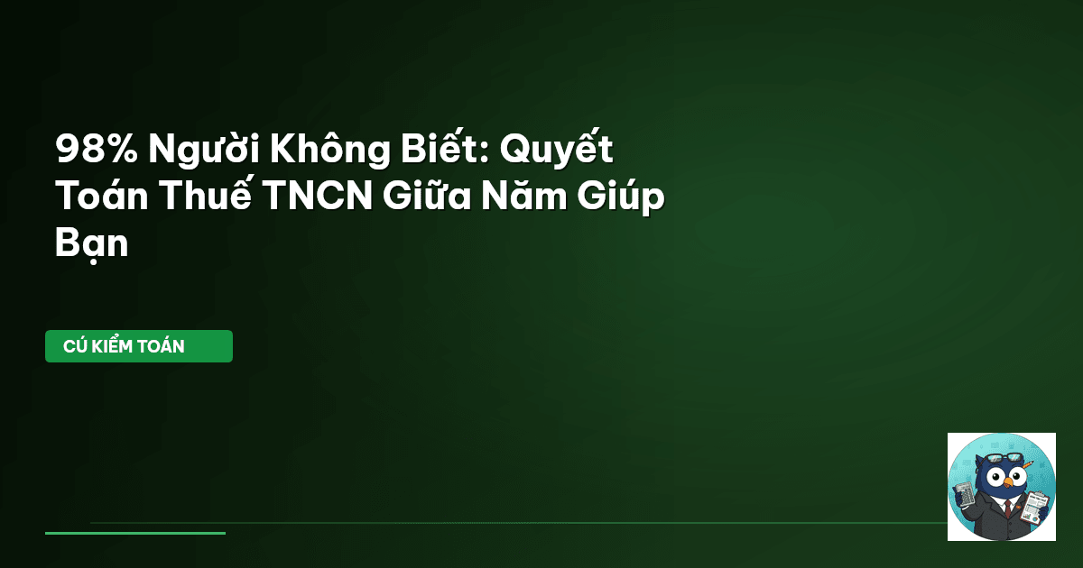 quyết toán thuế TNCN