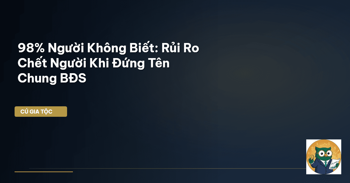 đứng tên chung BĐS
