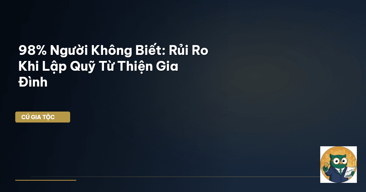 quỹ từ thiện gia đình