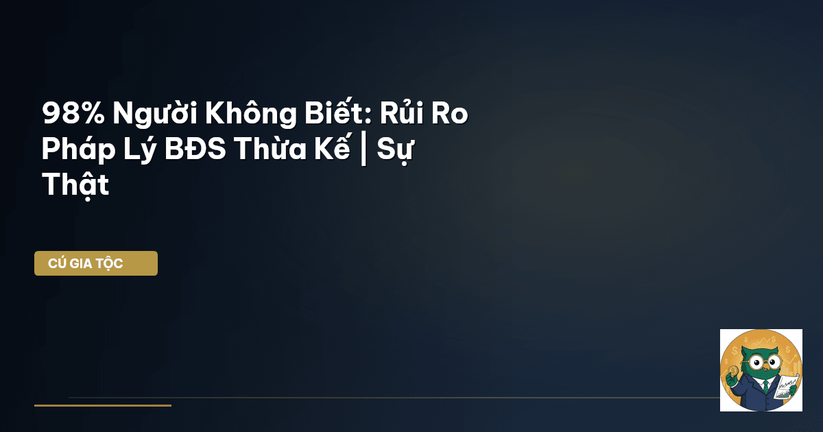 pháp lý bđs thừa kế