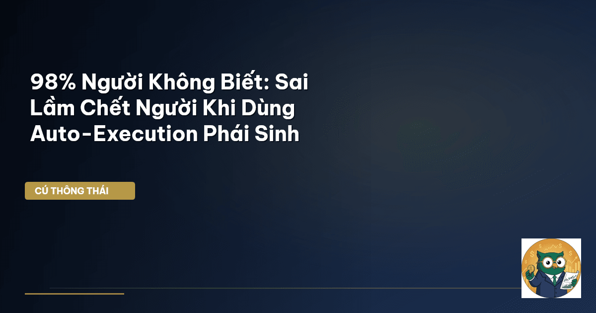 98% Người Không Biết: Sai Lầm Chết Người Khi Dùng Auto-Execution Phái Sinh
