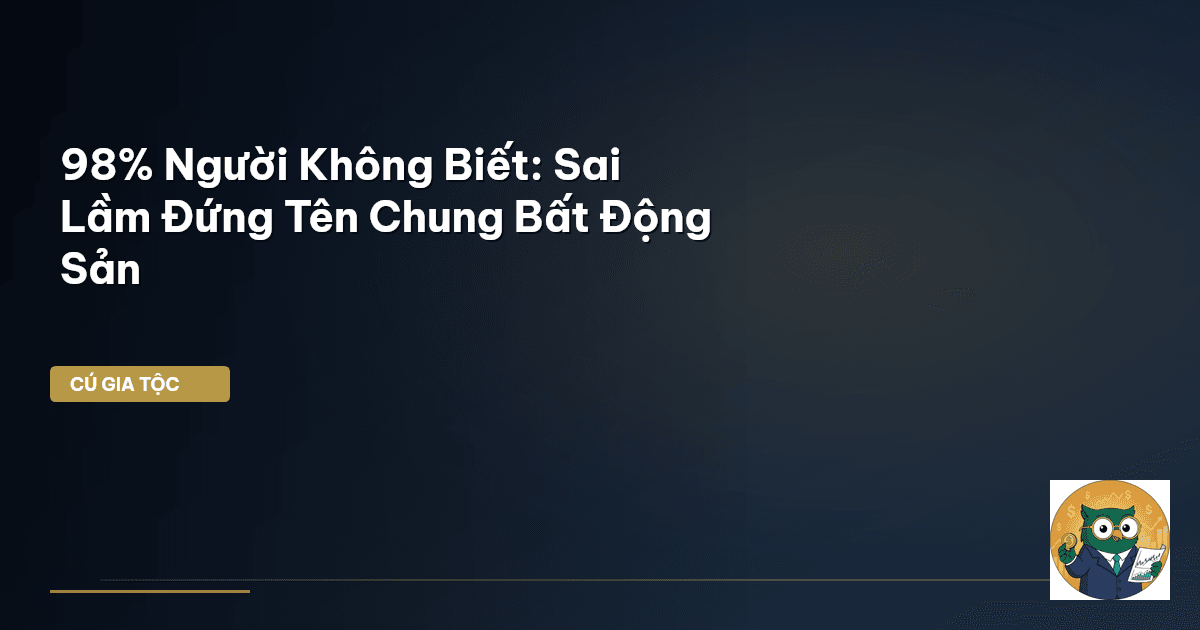 đứng tên chung bất động sản