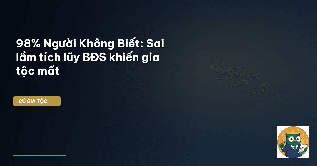 tích lũy bất động sản
