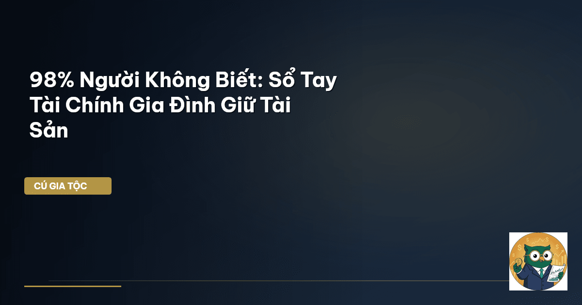 sổ tay tài chính gia đình