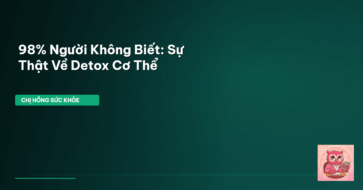 detox cơ thể