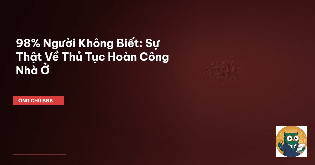 hoàn công nhà ở