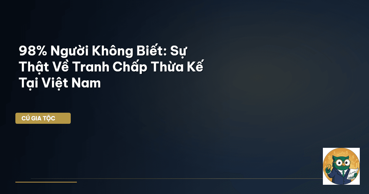 tranh chấp thừa kế