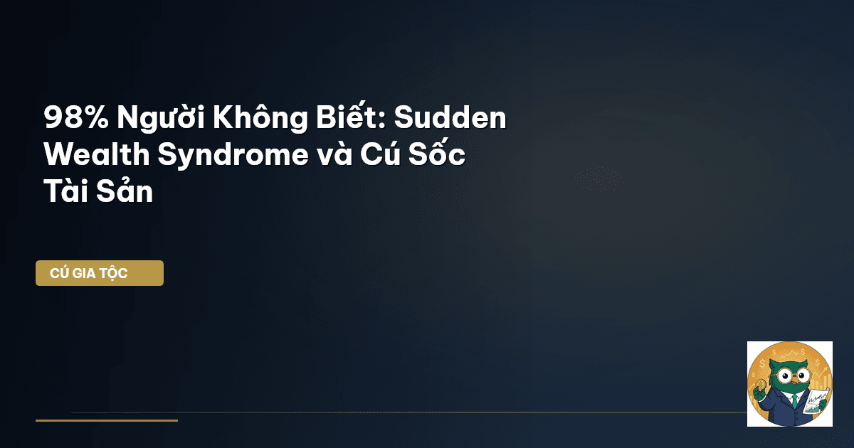 Sudden Wealth Syndrome