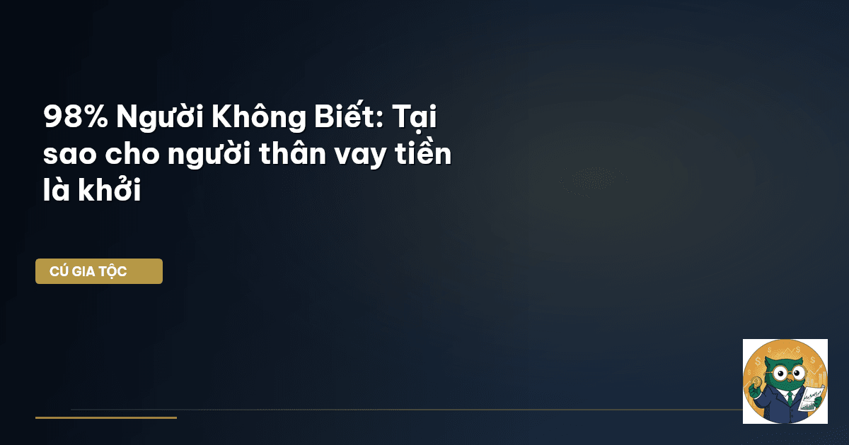 vay tiền người thân