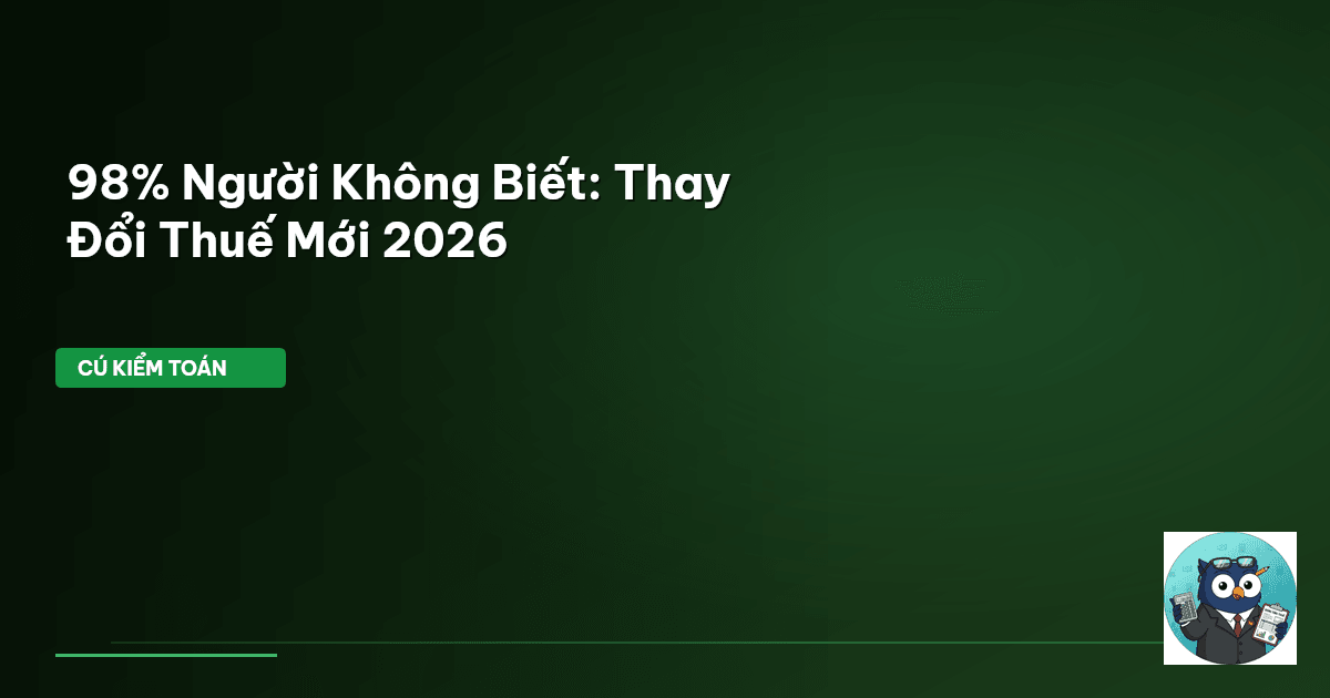 chính sách thuế 2026