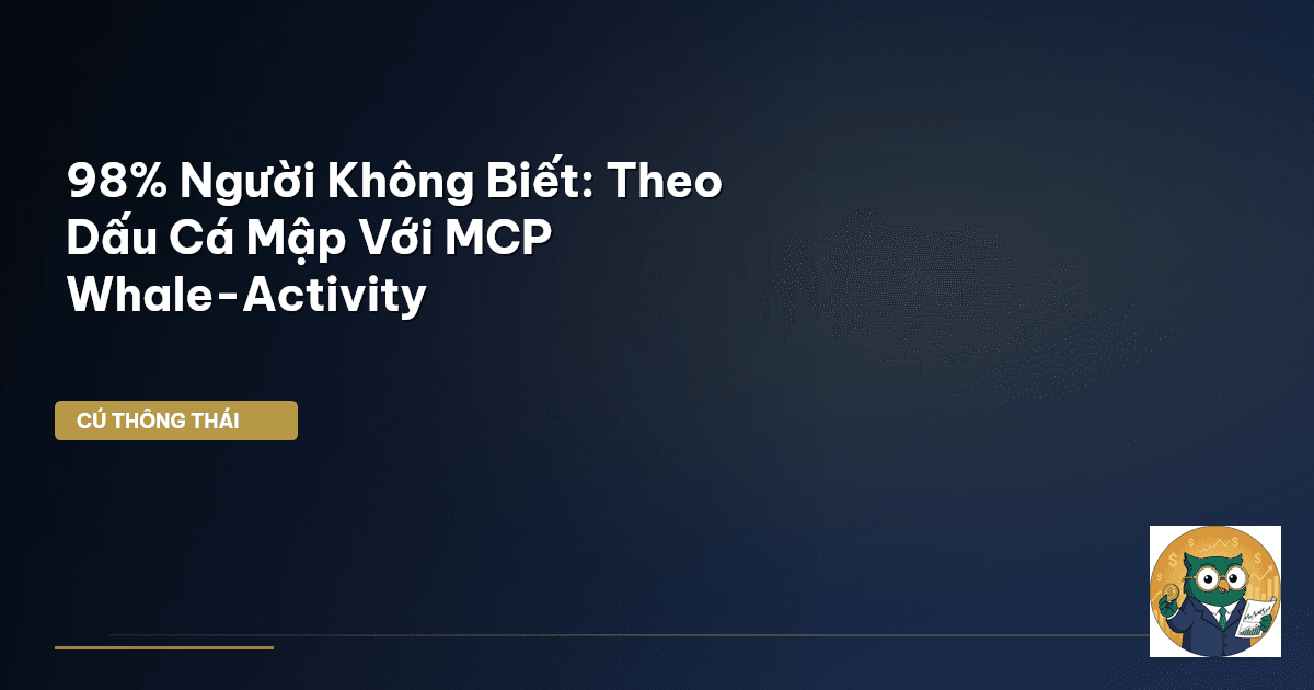 98% Người Không Biết: Theo Dấu Cá Mập Với MCP Whale-Activity