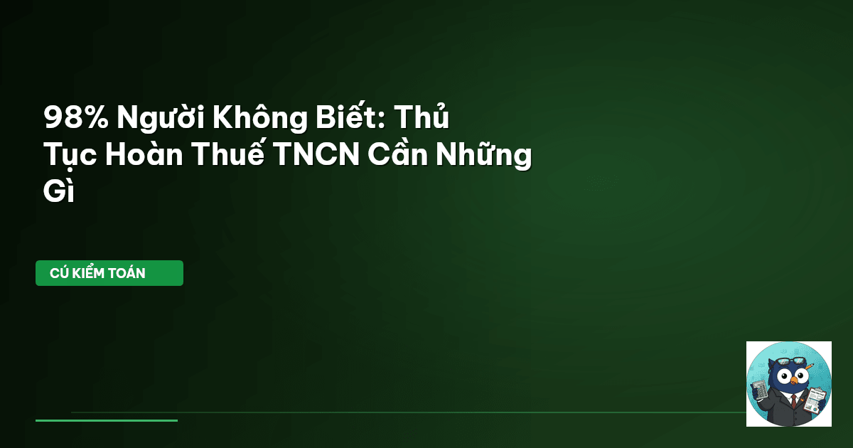 hoàn thuế TNCN