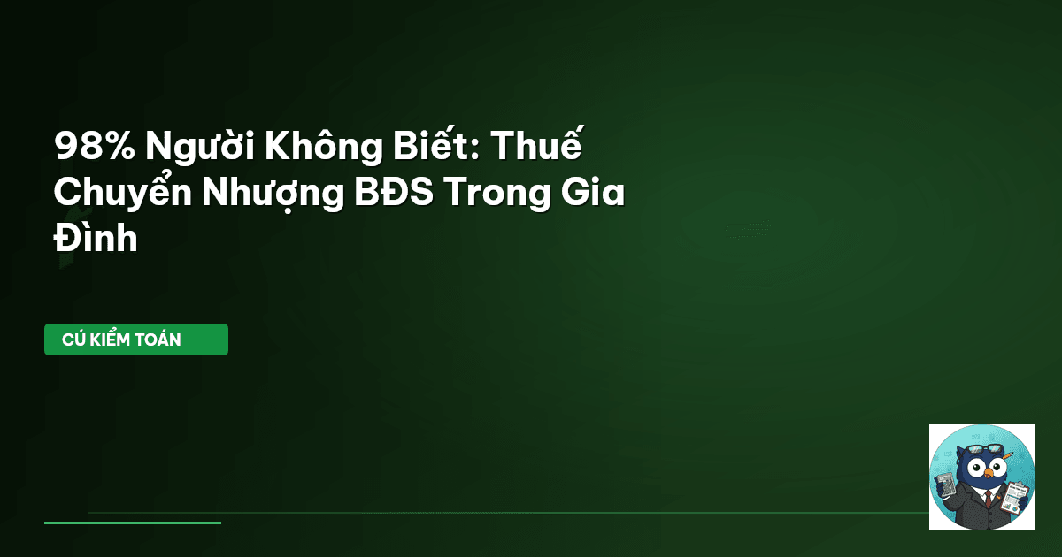 thuế chuyển nhượng bất động sản