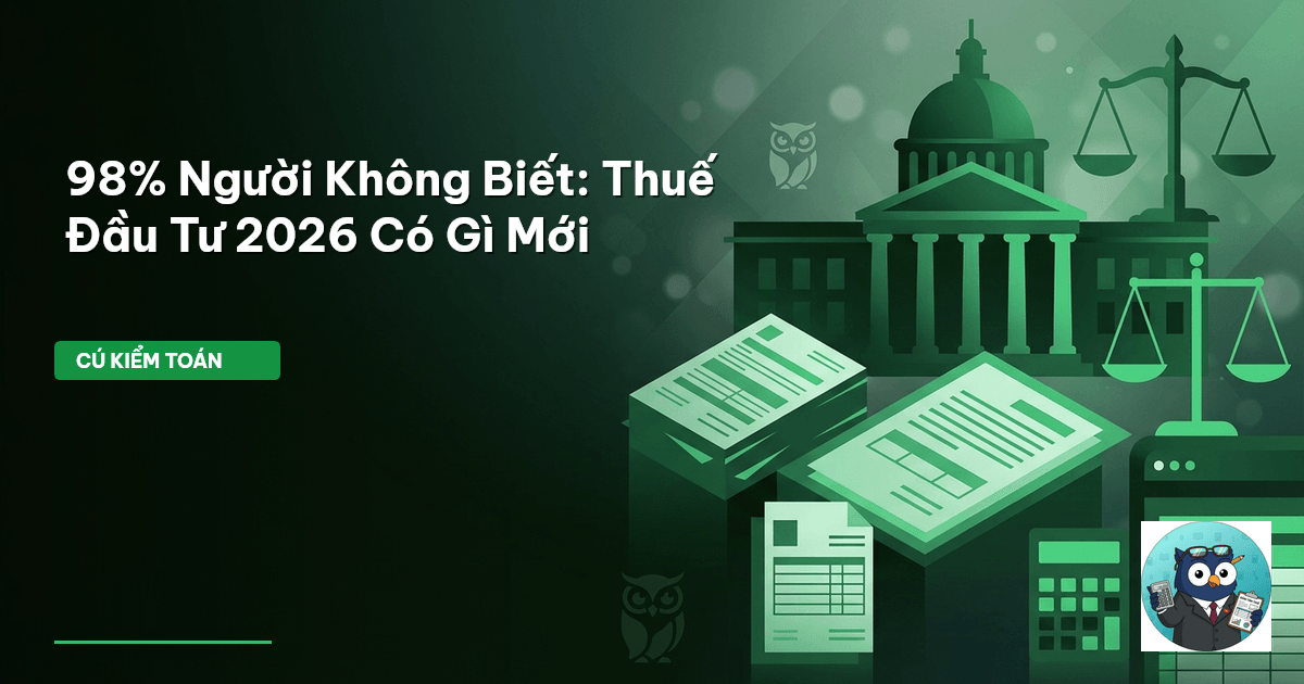 thuế đầu tư 2026