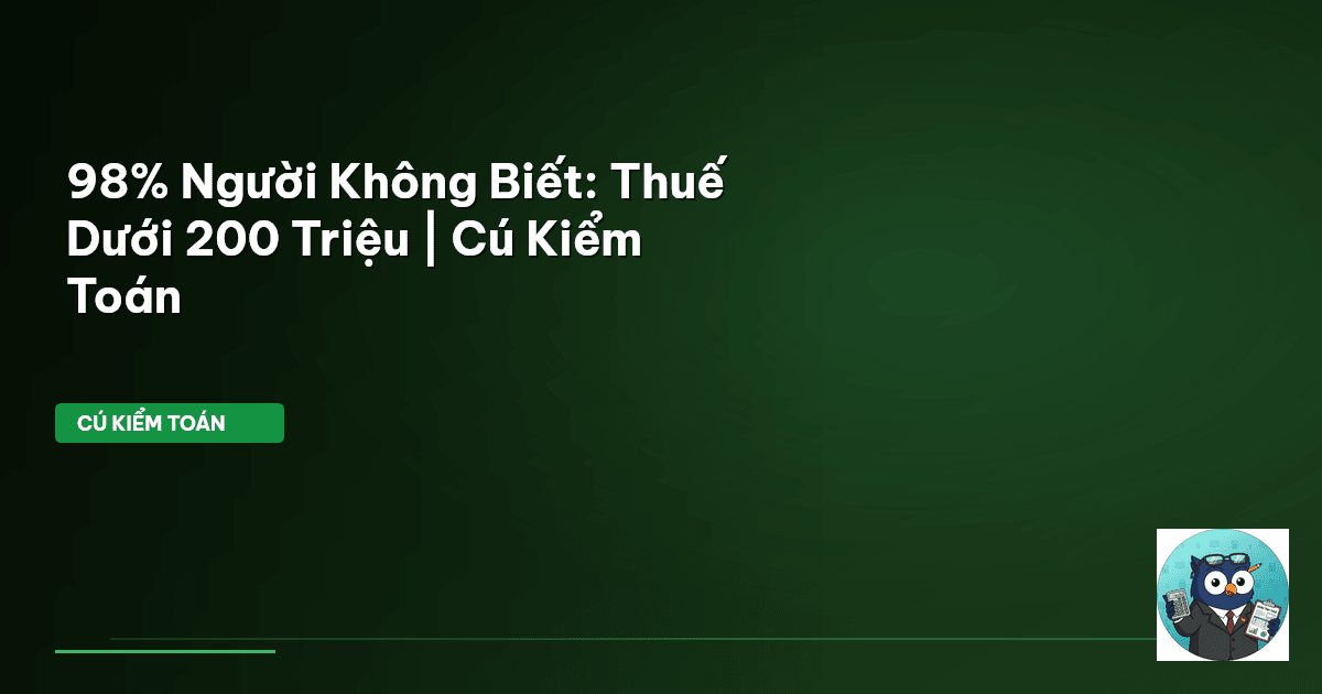 thuế hộ kinh doanh