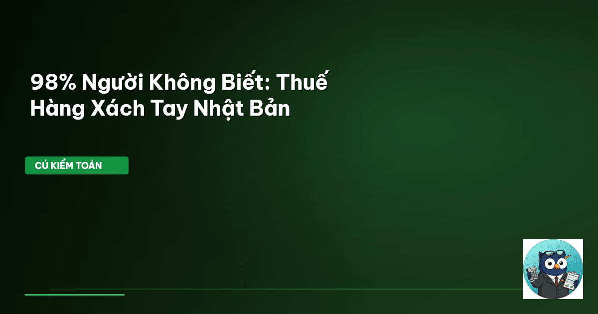 thuế hàng xách tay