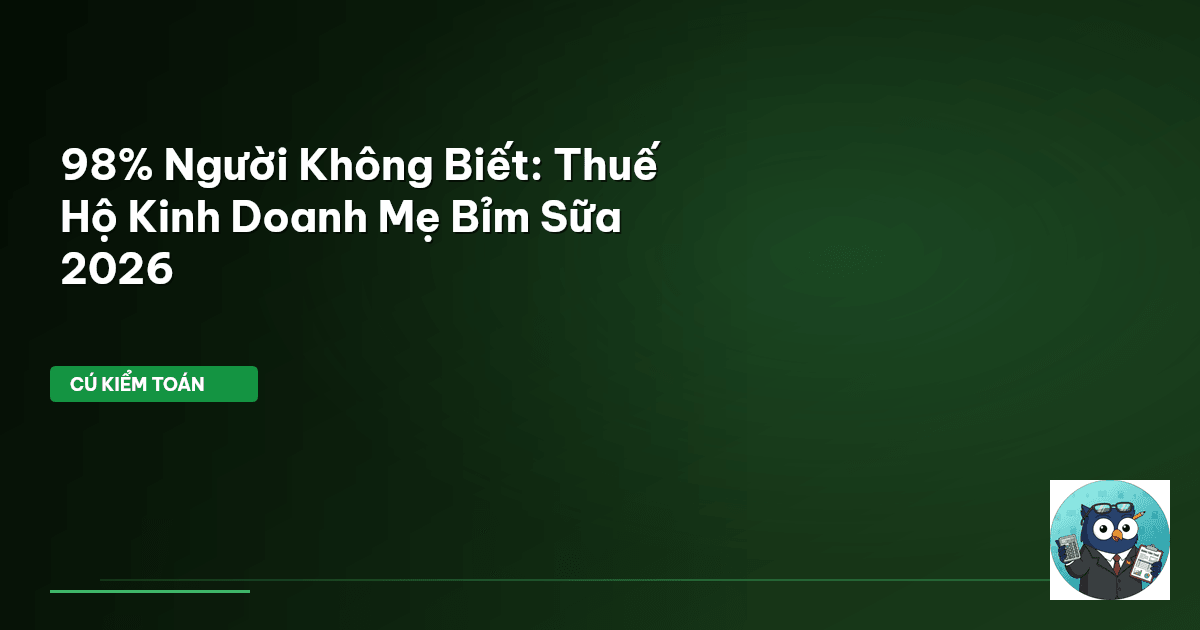 thuế hộ kinh doanh
