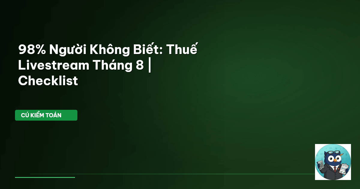 thuế livestream