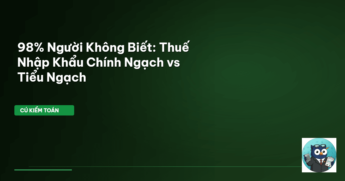 thuế nhập khẩu
