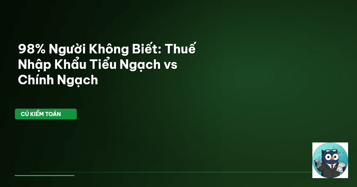 thuế nhập khẩu