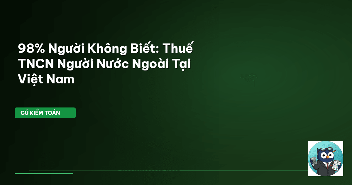 thuế TNCN người nước ngoài